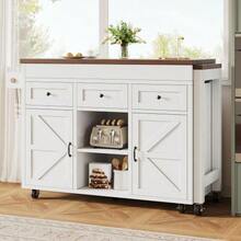 Storage Islands & Carts - White - View 3