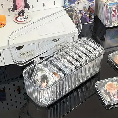 15个装透明亚克力美甲收纳盒带盖 - 防尘桌面展示盒，适用于假指甲、美甲配件和美容院收纳 - 收纳篮和容器，珠宝收纳盒，手镯耳环展示盒，四季皆宜