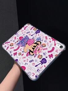 官方授权 Paul Frank 透明平板电脑保护套，卡通猴子涂鸦字母闪电骷髅图案，适用于 Air2 2014（9.7 英寸）、Air4 2020（10.9 英寸）、Pro 11（M4）2024（11 英寸）、11 2025（11 英寸）、7 2019（10.2 英寸）、Pro 13（M4）2024（13 英寸）、8 2020（10.2 英寸）、10 2022（10.9 英寸）、Air3 2019（10.5 英寸）、5 2017（9.7 英寸）、6 2018（9.7 英寸）、Air5 2022（10.9 英寸）。 - 彩色 - 查看 5