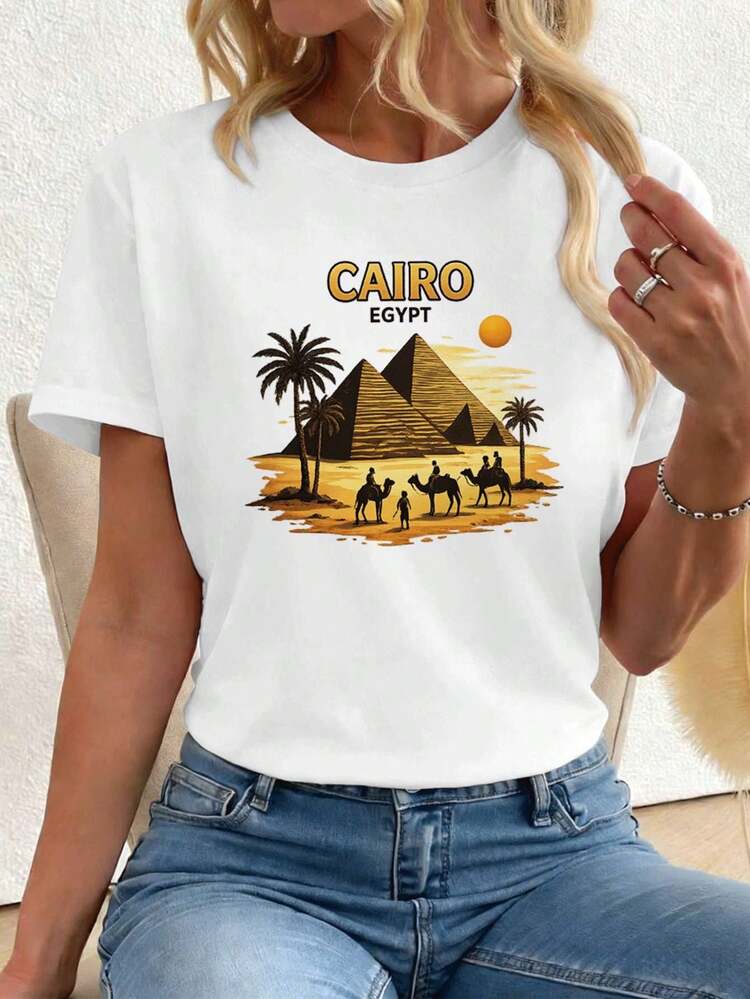Women T-Shirts - 白色 - 查看 1