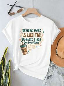 Dam-T-shirts - Vitt - Visa 2