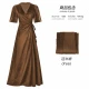 Women's Velvet Coat, Brown