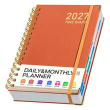 2027 Annual Daily Planner A5 Size, Spiral Bound Schedule Journal With Gold Reinforced Corners, Daily To Do List Notebook For Personal & Business Planning - A5 - View 15