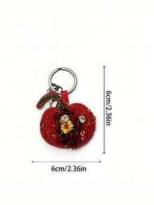 Starfish Beach Resort Style Bag Charm, Fashionable Cute All-Match Fully Rhinestone Bag Pendant Festival Graduation Teacher Appreciation Gifts Gift Key Ring Charms Key Chain Key Chain Beads - Multicolor - View 9