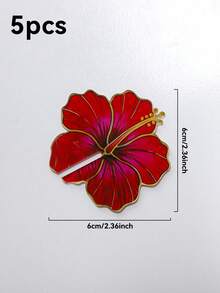 1個/5個紅色花朵玻璃杯標記裝飾杯夾 橘色陽光壓克力吊飾 夏季杯子識別標誌 家居裝飾 海灘主題 窗台 書架 桌面 鏡子道具 露台 門廊 陽台 客廳 浴室 辦公室 宿舍 公寓 假期背景禮物 - 款式4 - 查看 14