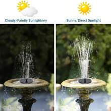 1 buah Air Mancur Bertenaga Surya, Pompa Air Mancur Bertenaga Surya untuk Tempat Mandi Burung, Pompa Air Mancur Terapung Portabel Mandiri Bertenaga Surya, Cocok untuk Taman, Kolam, Kolam Renang, dan Tempat Mandi Burung di Halaman Belakang, Pompa Minum Portabel Independen - Hitam - View 5
