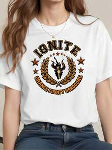 Women T-Shirts - White - View 1