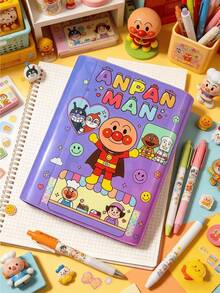 Bìa đựng tài liệu 6 vòng trong suốt Kawaii, bìa sổ tay trong suốt họa tiết hoạt hình dễ thương có khóa bấm, hộp đựng văn phòng phẩm thẩm mỹ cho năm học mới. - A7 - Xem 10