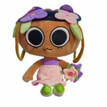 9.8" Dandy's World Bassie Plush Toy Cute Flower Girl Stuffed Doll Soft Plushie Gift For Fans Kids - Brown - View 3