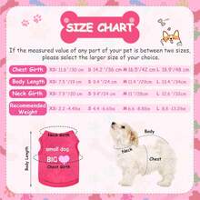 6 Pieces Dog Shirt Puppy Sweatshirt Pet Sleeveless Vest Dog Clothes Doggy Female Apparel For Small To Medium Dogs Puppy Cat(Cute Patterns,XS Size) - 可愛的圖案 - 查看 2