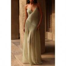 Women Long Dresses - màu xanh lá - Xem 12
