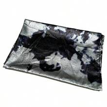 1pc New Liquid Silver Headscarf, Y2K Bandana Scarf, Vintage Street Style Tube Top Hair Wrap - Multicolor - View 7