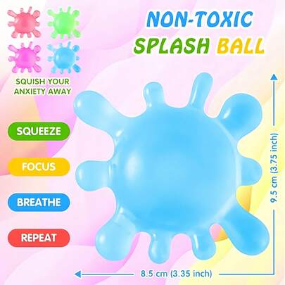 Colorful Octopus Shaped Squeeze Toy: Soft Stress Relief Toy, Suitable For Teenagers, Students And Office Workers, Great For Classroom, Party Favors, Gift Bag Fillers, Back To School, Birthday And Holiday Gifts.