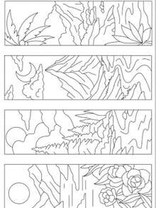 Washable Landscape Embroidery Pattern Stabilizer, Suitable For Handicraft Lovers And Beginners, DIY Embroidery Fun Style Stickers And Sewing Paper - A309 - View 14