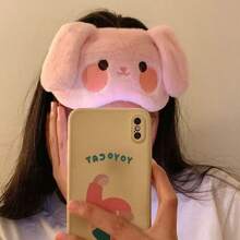 1pc Cute Cartoon Eye Mask, Sleep Mask, Pig, Frog, Panda Cartoon Funny Cute Unisex Sleep Mask, Travel Essential, Cruise Essential, Holiday Essential - A - View 2