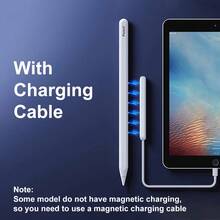 Stylus Pen For IPad With Palm Rejection, Rechargeable, Active Pen For IPad 6/7/8/9/10, Pro 11"/12.9"/M4, Air M2/3rd/4th/5th, Mini 5th/6th - 粉色 - 查看 7