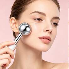 Stainless Steel Facial Ice Globes, 2pcs Cooling Face Massage Roller, Skin Care Ice Globes For Puffiness, Dark Circles, Wrinkles Relief - 2 chiếc - Xem 3