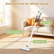 Cordless Vacuum Cleaner For Daily Cleanup Home Pet Hair Car Cleaning - White-wireless - View 5