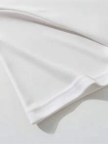 Men's Short-Sleeved T-Shirt With Print And Round Neck Design, Suitable For Everyday Wear In Spring And Summer. - White - View 4