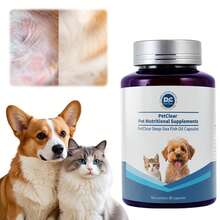 PC Petclear Petclear Lachsöl-Kapseln für Hunde & Katzen – 80 Stück | Reich an Omega-3 (EPA/DHA) | Für glänzendes Fell & gesunde Haut | Unterstützt Gelenke & Vitalität | Für alle Altersstufen - G - Übersicht 4