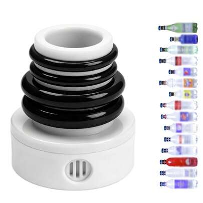 1 pieza Rociador de bidé portátil de mano - Fuerte, portátil, se ajusta a botellas de agua de 21-25 mm - Ideal para mujeres y adolescentes, hecho de ABS, tipo rociador, diseño de cuello de botella