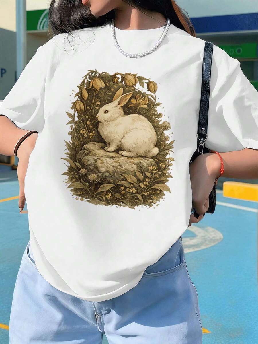 Women T-Shirts - White - View 1