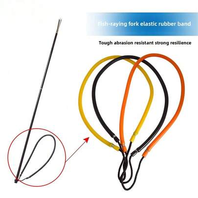 5 * 10mm Bandas de goma elásticas para arpones submarinos, equipo de pesca submarina y captura, tubos de látex para arpones submarinos, tubos elásticos para pesca submarina