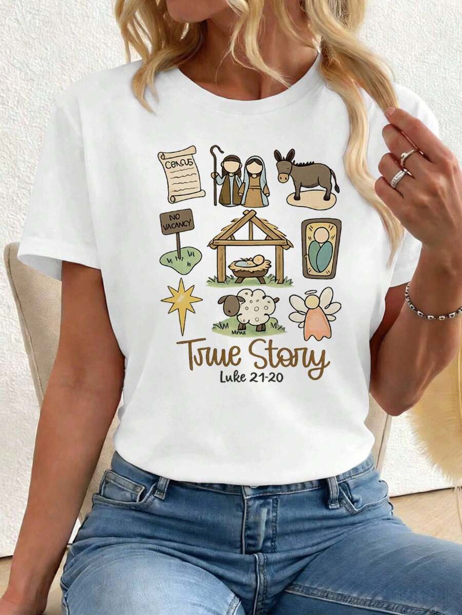 Women T-Shirts - White - View 1