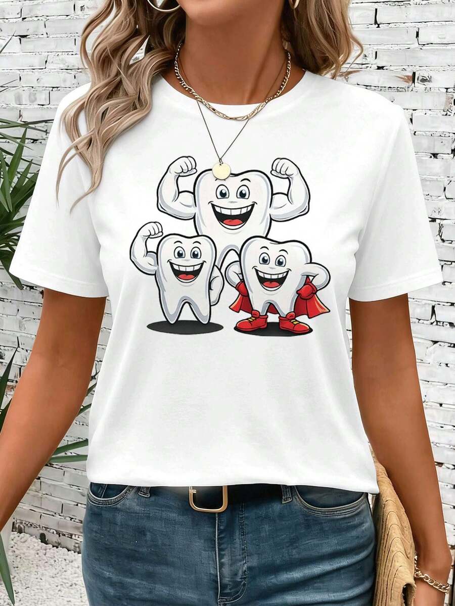 Women T-Shirts - White - View 1