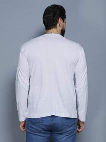 BOOZ Long-Sleeved T-Shirt With Pocket - White - View 2