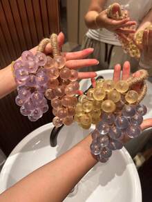 1pc-Multi-Effect Grape-Scented Soap, Natural Fragrance Cleansing Soap, Crystal-Style Grape Soap; Features A Hanging Design Suitable For Bathroom Decor, Decorative Soap, Home Decor, Party Favors, Gift Sets, And Birthday Gifts. - Multiple Styles - View 8