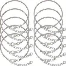 1/5/10 Pcs Gold Silver Snake Bone Chain Bracelet With Heart Lobster Clasp, Suitable For DIY Bracelet Making, Ideal For Gifting - Bracelet - View 8