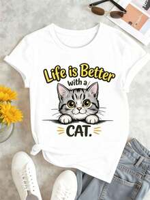 Women T-Shirts - White - View 2
