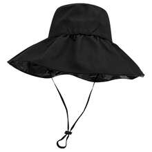 1pc Women's Waterproof Quick-Dry Wide Brim Sun Hat, Outdoor Hiking Cap, All Season Sun Protection, Anti-UV Bucket Hat - Hiking Hat - View 5