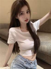 Women Tops - White - View 4