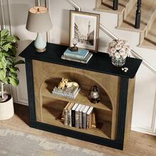 Tribesigns Console Table, Rustic Sofa Table Behind Couch For Entryway, Living Room, Hallway, Foyer - Brown - View 3