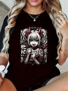 Women T-Shirts - Black - View 7