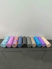 1 Pc High-Density Foam Solid Roller Massager For Deep Tissue Massage Back And Leg Muscles - Foam Roller - Medium Density Deep Tissue Massager Myofascial Trigger Point Release For Muscle Massage Exercise, Yoga, Pilates, And Stretching - Multicolor - View 11