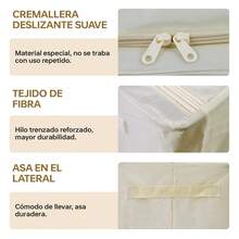 Fabric Storage - 66L Off-white - View 6