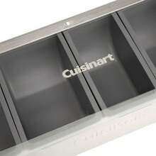 Cuisinart - Estación de condimentos y cobertura 5 recipientes aptos para lavaplatos para coberturas y condimentos estación de preparación de alimentos frescos versátil con tapa transparente - Estacin de condimentos y cobertura - Ver 8