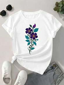 Women T-Shirts - White - View 2