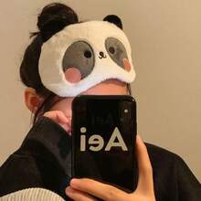 1pc Cute Cartoon Eye Mask, Sleep Mask, Pig, Frog, Panda Cartoon Funny Cute Unisex Sleep Mask, Travel Essential, Cruise Essential, Holiday Essential - A - View 5