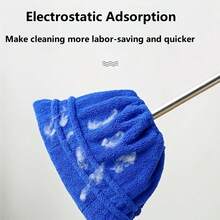 5/10-Pack Broom And Mop Covers - Super Absorbent Replacement Cloths, Random Colors, Wet And Dry Mop Cloths, Washable And Reusable, Multi-Functional Microfiber Floor Mop And Sweeping Brush, Suitable For Household Cleaning, Compatible With Most Brooms. - 10pcs - 查看 4