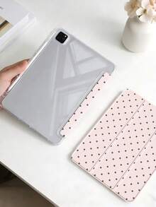 TenYide 适用于 iPad 5/6/7/8/9/10/11 代 (A16)、iPad Pro 11/Pro 12.9/Pro 13、iPad Air 1/2/3/4/5/6/7/11/13 的带支架保护壳，具备防震、防尘、防指纹功能。该保护壳包含可拆卸无线键盘、电池和保护套，同时兼容三星 Galaxy Tab S6/S7/S8/S9/S10/S9FE/S10FE/S9+/S10+/S10FE+/A7/A8/A9/A9+/A11/A11+ 系列。 - 粉色 - 查看 2