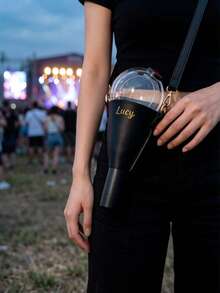 1 chiếc dây đeo vai đựng lightstick cá nhân hóa, có thể in chữ tùy chỉnh, dây đeo cổ điều chỉnh được, thích hợp cho các buổi hòa nhạc, lễ hội, gặp gỡ người hâm mộ, quà tặng lưu niệm cho người hâm mộ, bạn bè, cặp đôi, quà sinh nhật hoặc ngày lễ, dây đeo lightstick nhẹ, bền, thoải mái, rảnh tay, phù hợp với mọi phụ kiện dành cho người hâm mộ. - màu đen - Xem 4