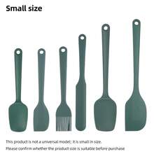 Bộ 6 dụng cụ làm bánh bằng silicon - Gồm thìa silicon nhỏ, thìa silicon hình chữ T, cọ phết bơ/dầu. Bộ dụng cụ làm bánh đa năng chịu nhiệt (Sản phẩm này không phải là kích thước tiêu chuẩn, kích thước tương đối nhỏ. Vui lòng xác nhận kích thước sản phẩm phù hợp trước khi mua). - Nhiều màu - Xem 18