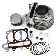 Kit de Cilindro Completo 150cc Compatible Italika DS150 / WS150 – Potencia y rendimiento renovado - Gris Claro - Ver 4