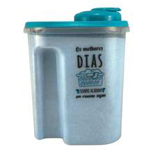 2 Liter Powdered Soap Dispenser With Dispensing Spout - Blue - Green-Soap Box - View 1