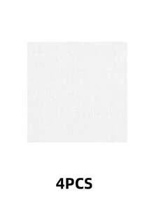 4pcs 25cm X 25cm Linen-Like Fabric, Soft Muted Tones In Pink, Beige, Blue & White, Suitable For Embroidery, Traditional Clothing, Holiday Decor, Gift Wrapping And Various Craft Projects - Imitation Linen - View 13