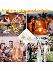10pcs Mini Beer Mugs, Transparent Plastic Cups With Handles, Unique Party Drinkware For Whiskey, Tequila, Suitable For Parties, Weddings, Birthdays, Beer Festivals, BBQs, Family Gatherings, Bars, Beer Accessories, Water Cups - A - View 8